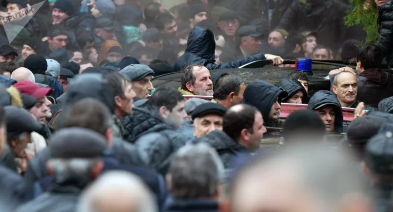 Abkhazia’s de-facto regime verifying reports about involvement of foreign citizens in ongoing protests