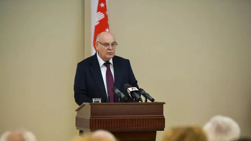 So-called president of occupied Abkhazia submits draft law "On Foreign Agents" to so-called parliament