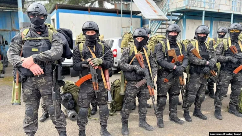 The so-called security service of occupied Abkhazia says that they are conducting drills in Gali