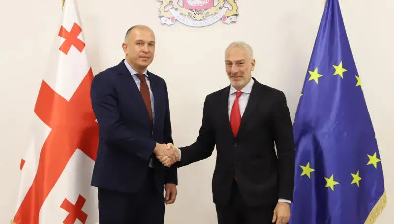 Levan Mgaloblishvili met with the Extraordinary and Plenipotentiary Ambassador of the Italian Republic