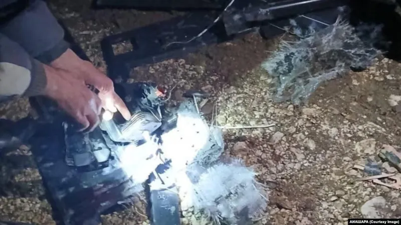 Fragments of crashed drone discovered in occupied Abkhazia