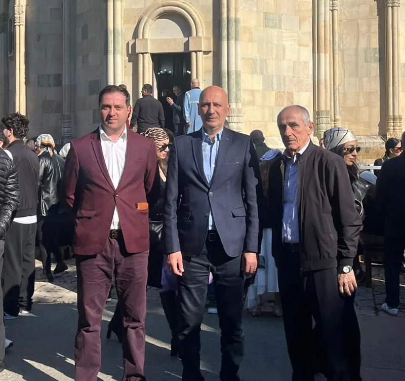 ზაზა ვაშაყმაძე ხიჭაურში საყოველთაო ნათლობას დაესწრო