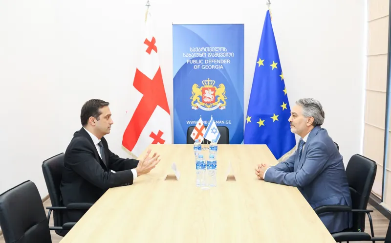 სახალხო დამცველი საქართველოში ისრაელის ელჩს შეხვდა
