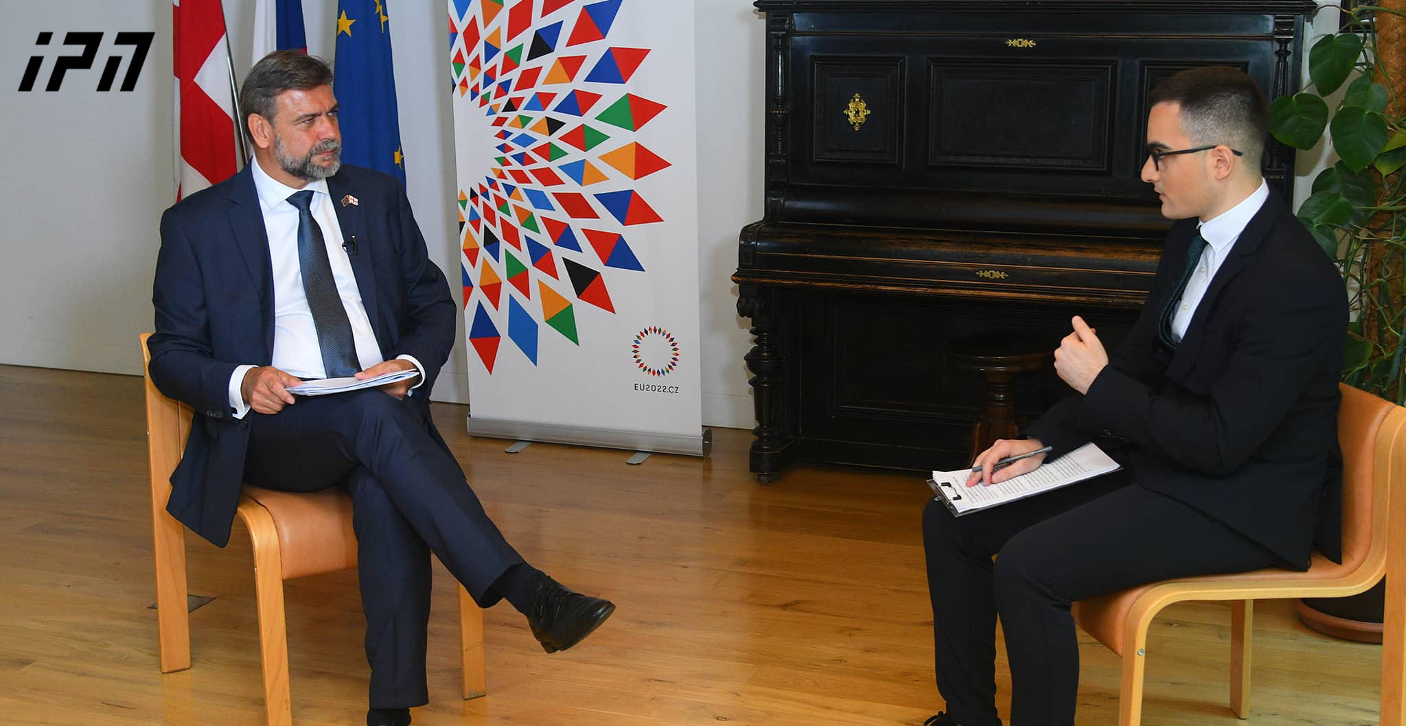 Petr Mikyska: We don't want to see Georgia in war - the population of Georgia can be calm in a sense that there is no condition that Georgia must enter into the war with Russia to get EU candidate status