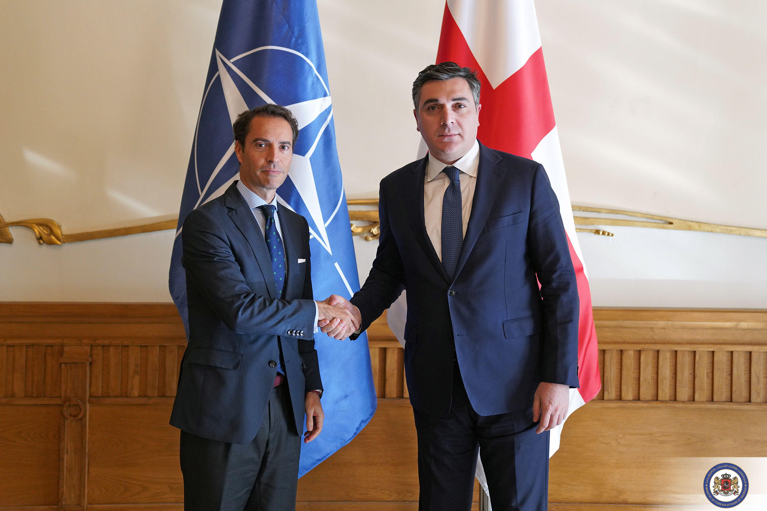 ილია დარჩიაშვილი ხავიერ კოლომინას შეხვდა