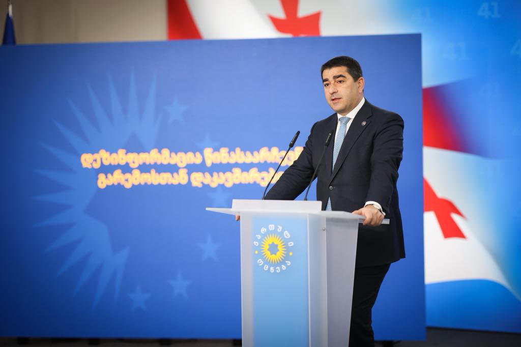 Shalva Papuashvili: They thought for two days, they asked Tengo to maybe tell us how it was forged, Tengo couldn't tell them, they went on stage and called people to give us some information about the forgery